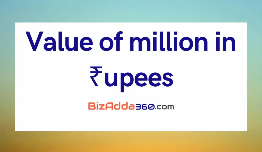 What is the value of 768 million in rupees?
