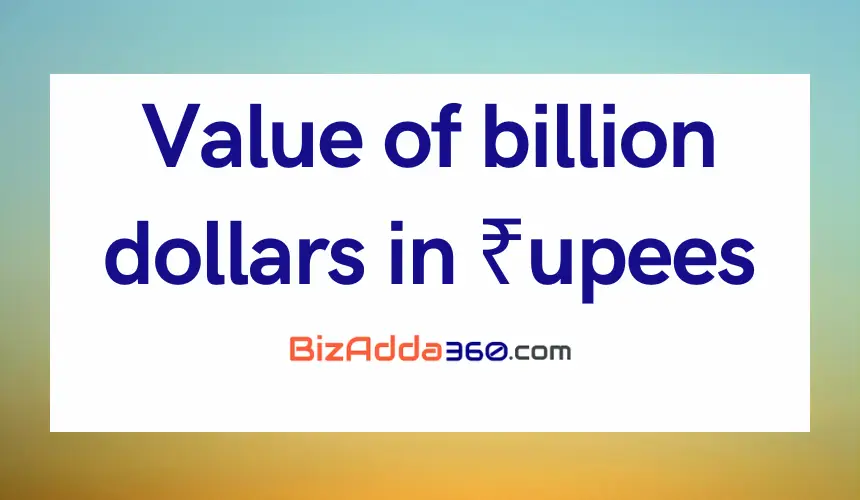 119 billion dollars in rupees (Exchange rate: 82.41 Rs./USD)