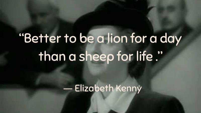 Better to be a lion for a day than a sheep