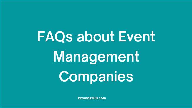 FAQs about Event Management Company