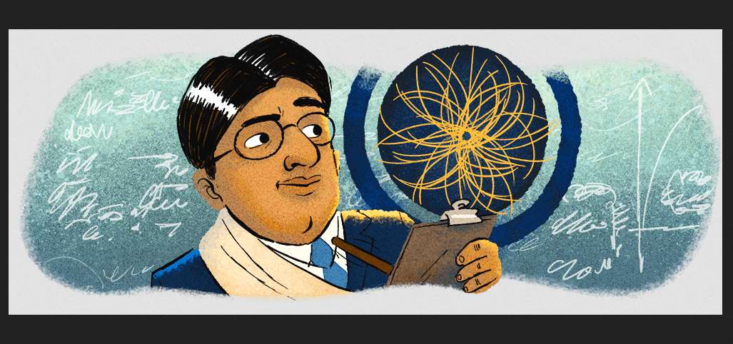 Google Doodle Celebrating Satyendra Nath Bose today