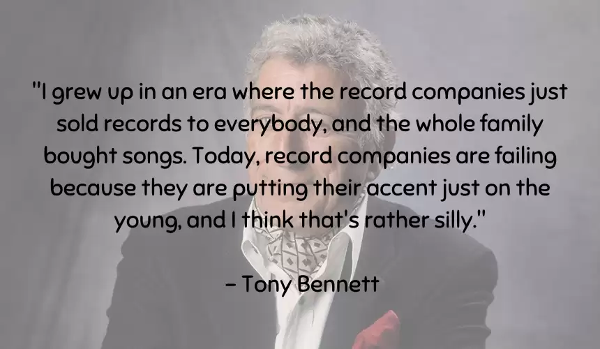 I grew up in an era where the record companies