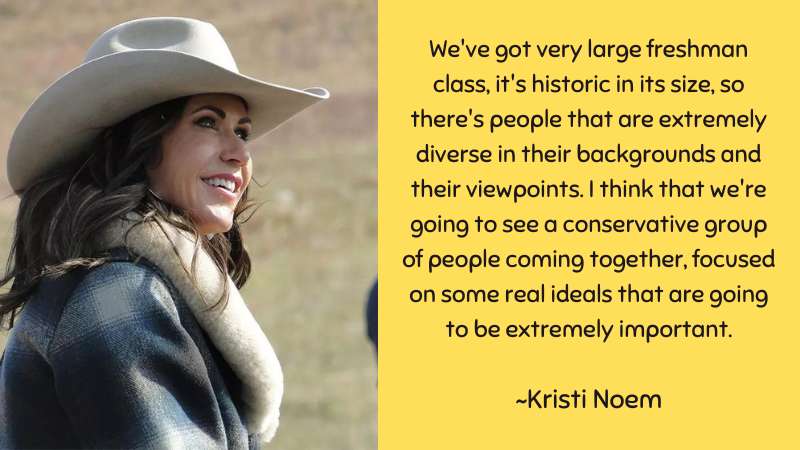 I think everyday people on the street~Kristi Noem