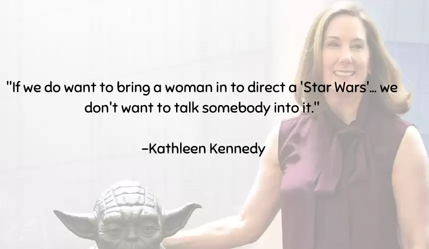 If we do want to bring a woman in to direct a 'Star Wars'