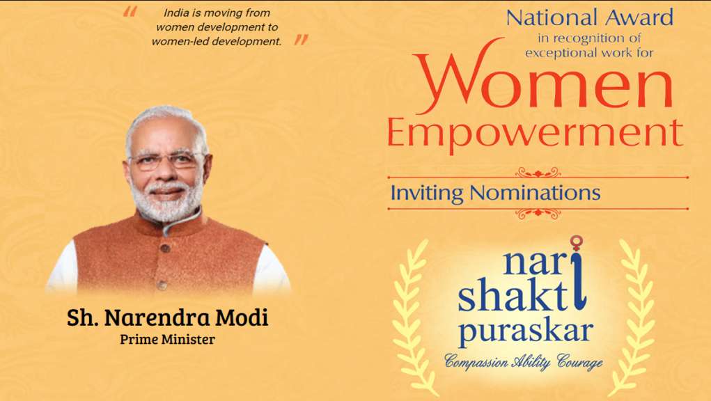 Nari Shakti Puraskar (Award) 2022- Winners List, Date, First Woman