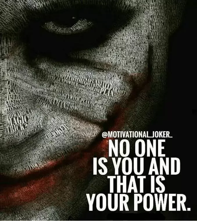 No one is you and that is your power