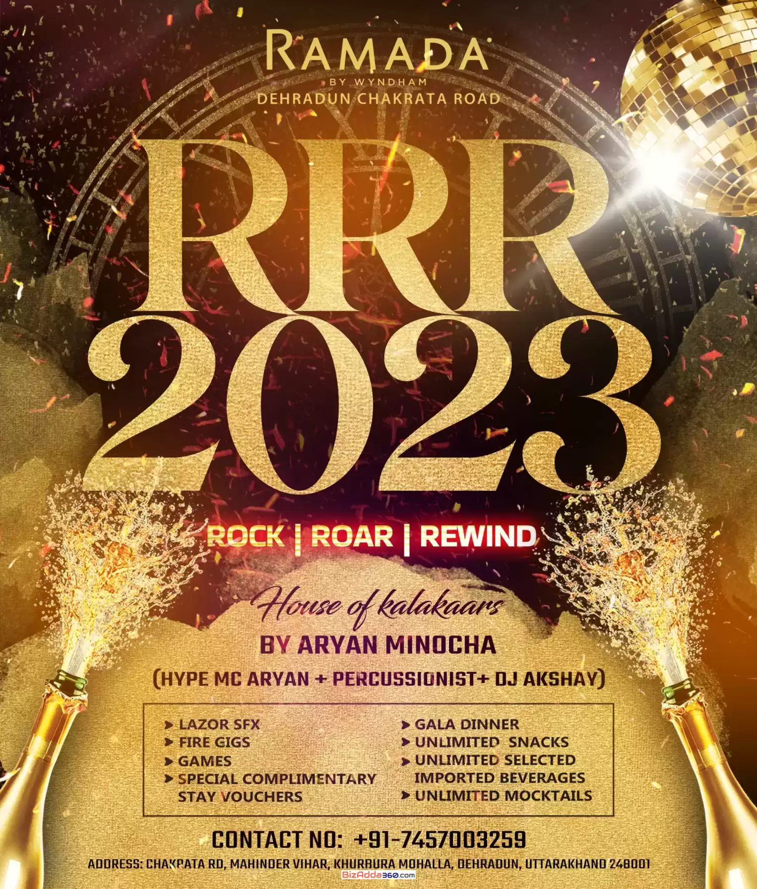 Ramada RRR 2023 New Year Party In Dehradun
