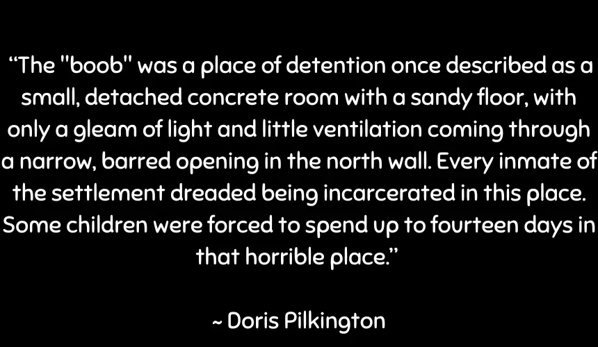 The boob was a place of detention once described as a small