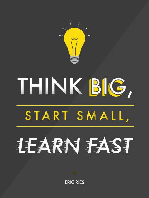 Think big, start small, learn fast