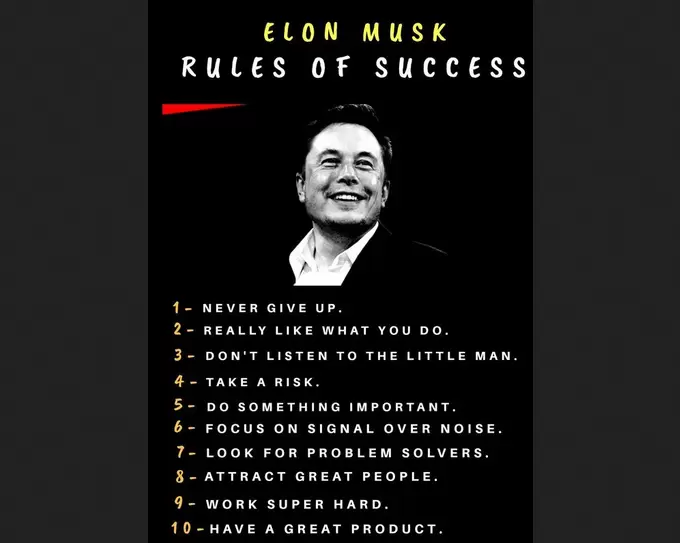 Top 10 rules of Elon Musk