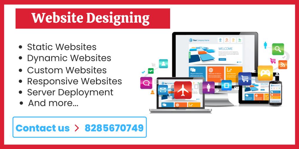 Website Designing & Development Company in whole Moradabad (UP)