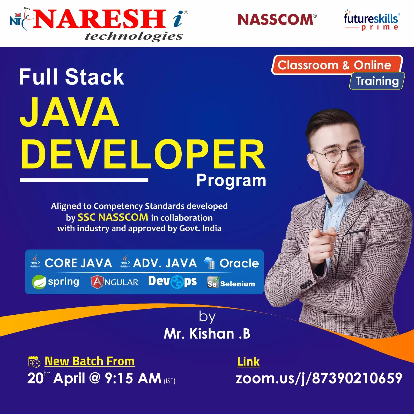 Attend a Free Demo On Full Stack Java Developer by Mr.  Kishan B