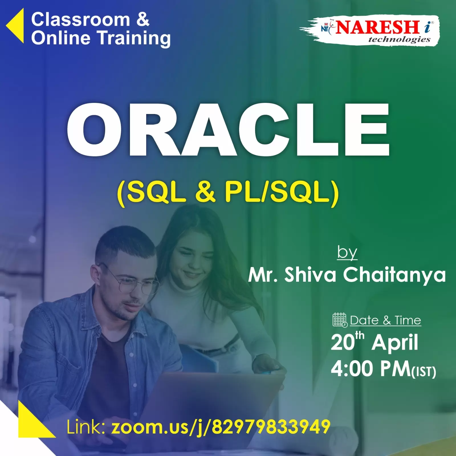 Attend Free Online Demo On Oracle by Mr. Shiva Chaithanya -Naresh