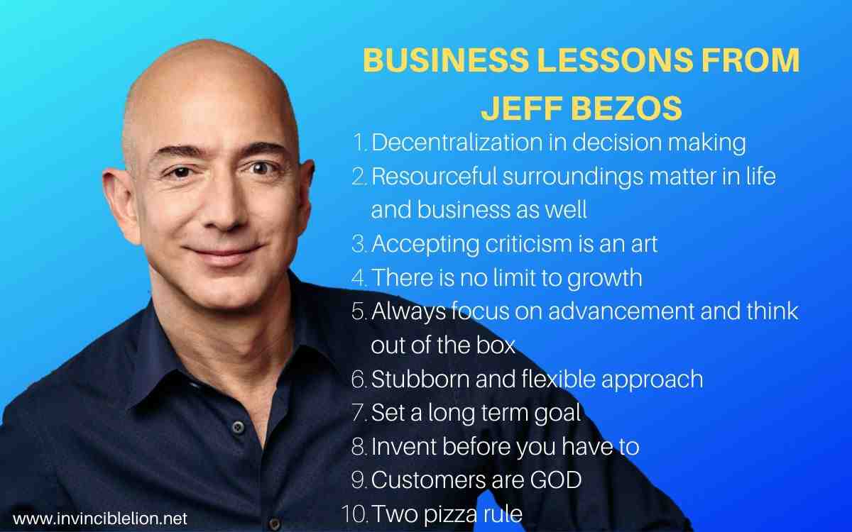 Business lessons from Jeff Bezos 2021