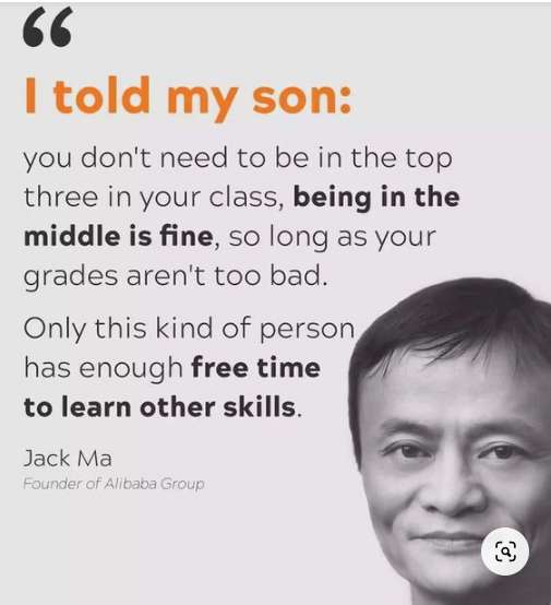 Life lesson by Jack Ma