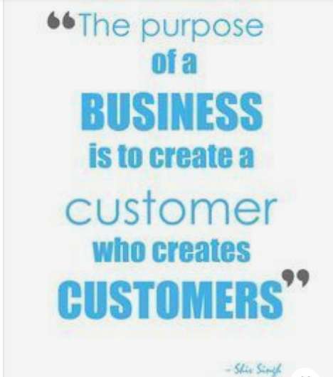 The purpose of a business