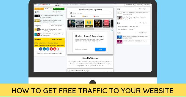 How to get millions of traffic to your website for free? | Get traffic to your website or blog free