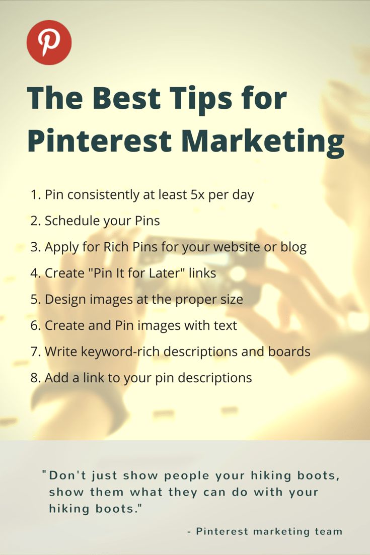 The Best tips for Pinterest Marketing