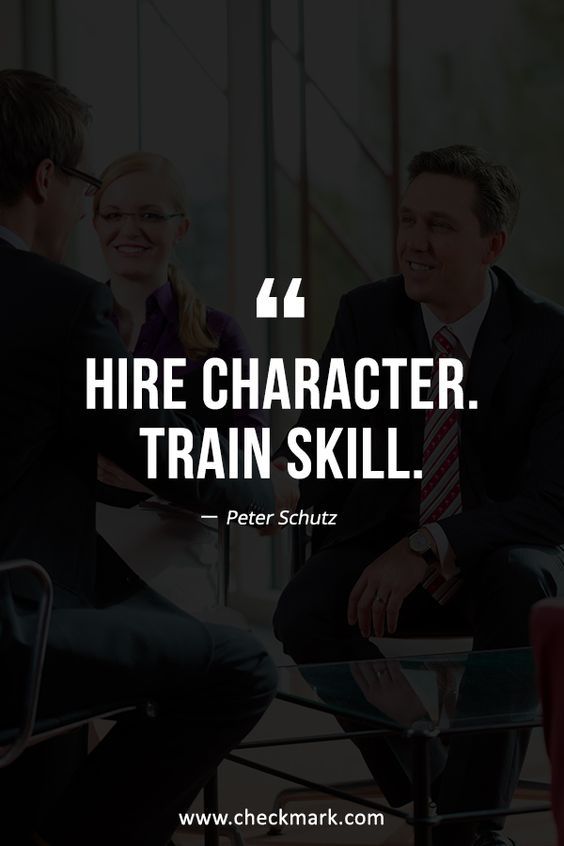 Hire character train skill.