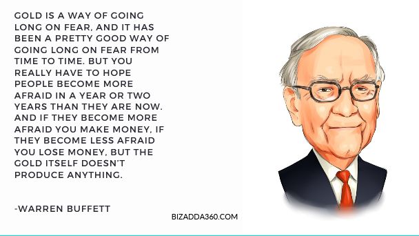 Warren Buffett quotes on gold -3