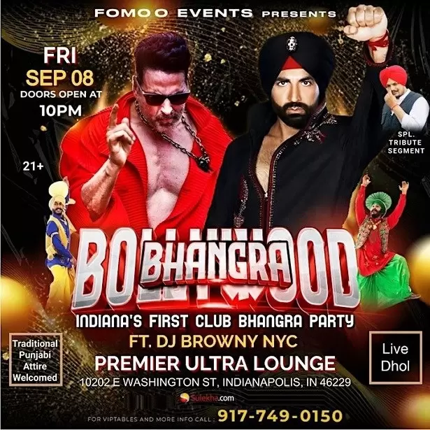 BOLLYWOOD BHANGRA PARTY (INDIANA)