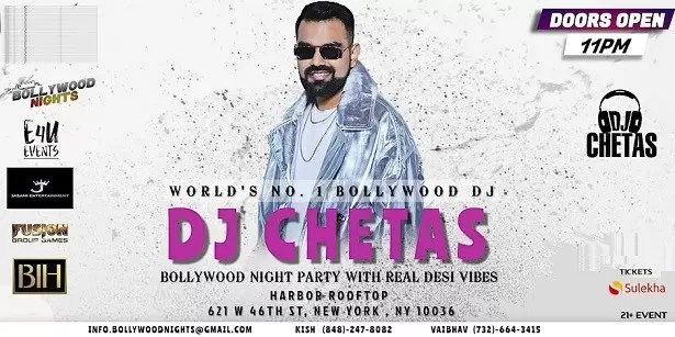 Bollywood Night with DJ Chetas (World's #1 Bollywood DJ) Theater