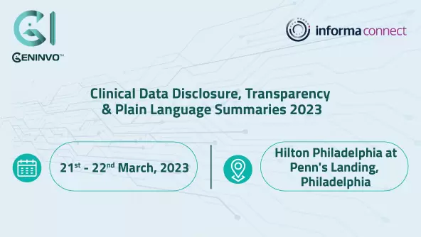 Clinical Data Disclosure, Transparency & Plain Language Summaries