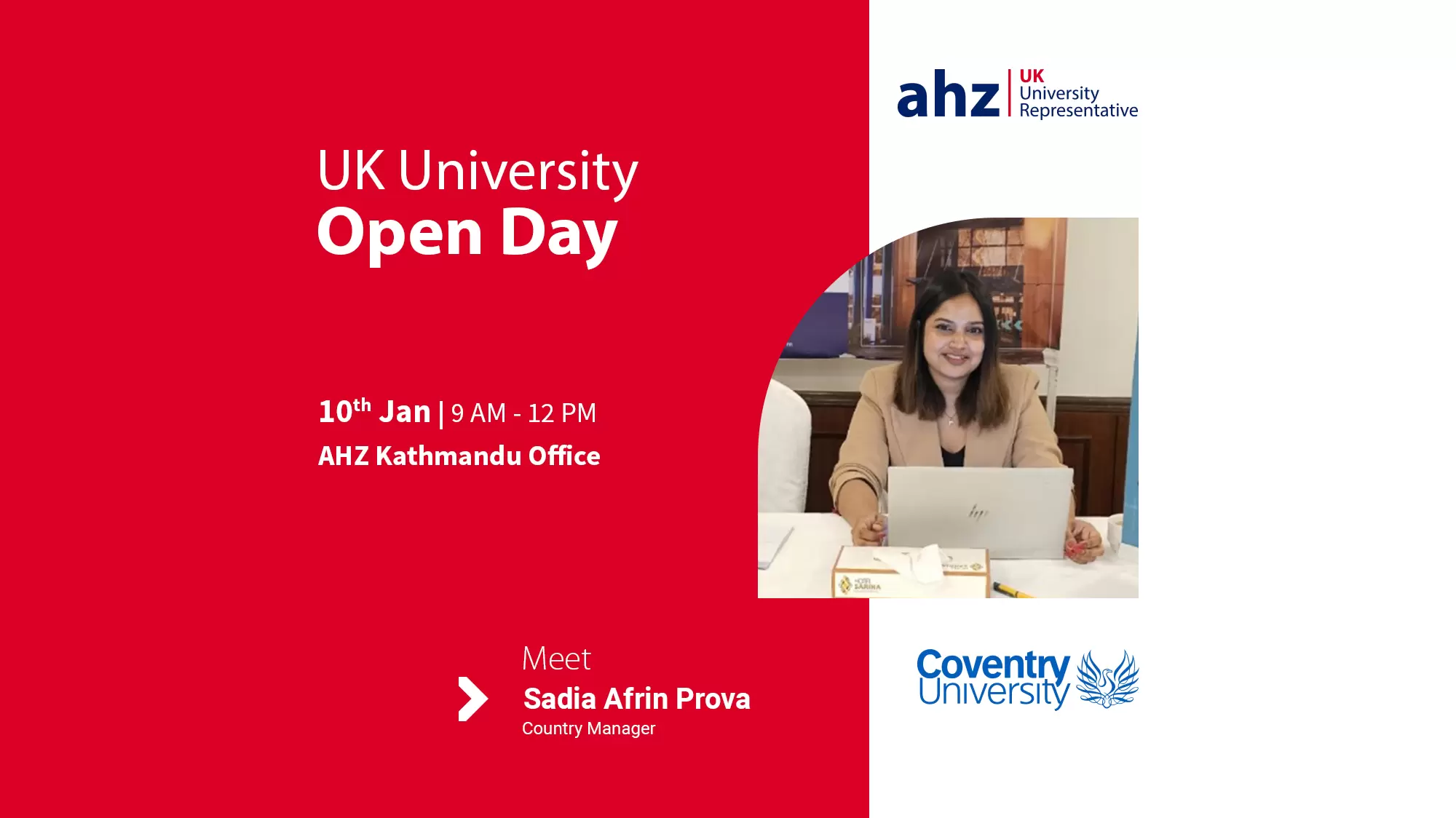 Coventry University Open Day | AHZ Kathmandu Office