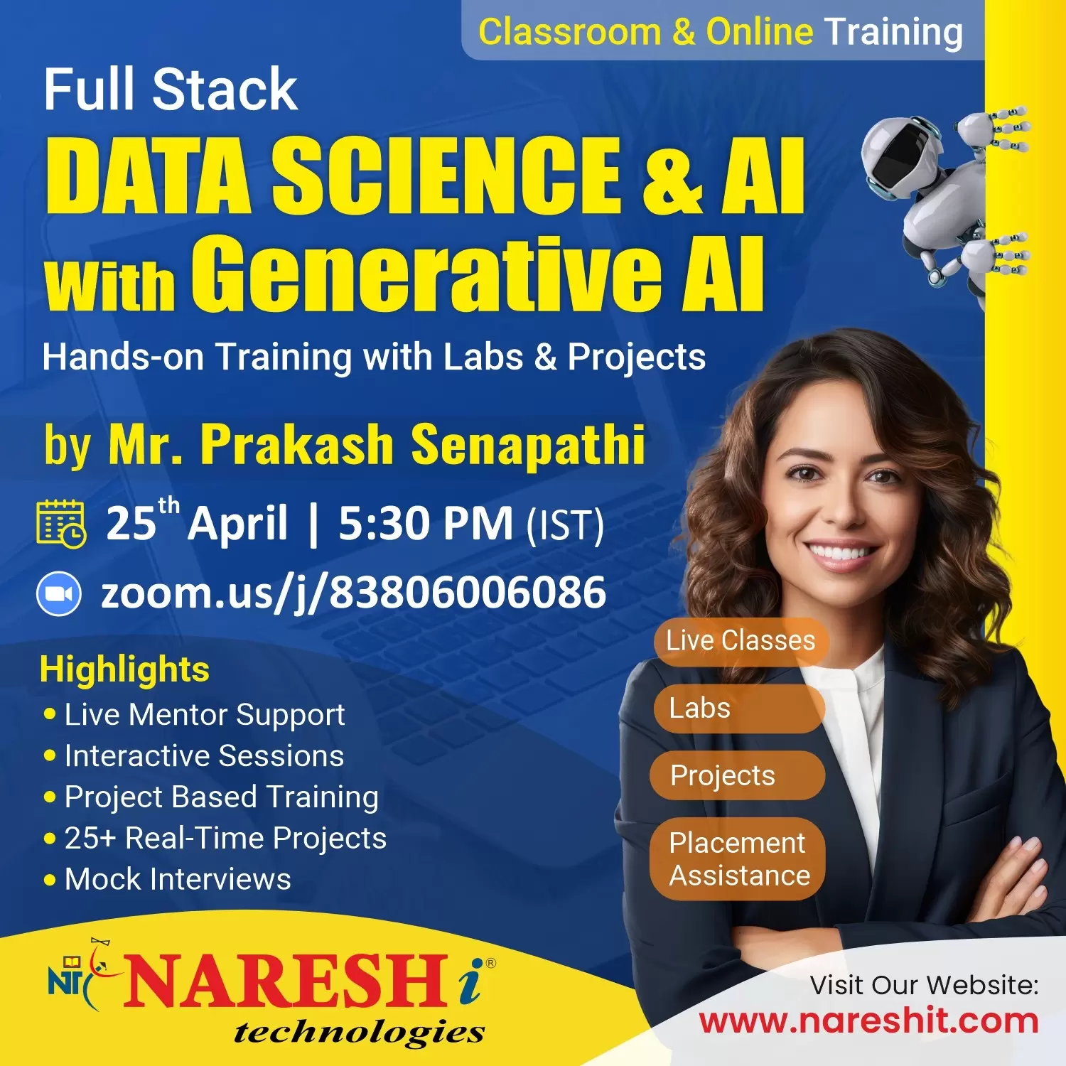 DATA SCIENCE & AI ONLINE TRAINING IN NARESHIT