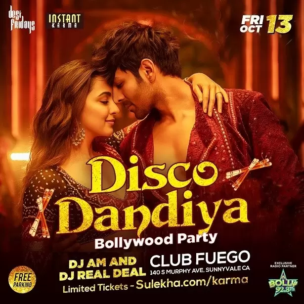 Disco Dandiya Bollywood Party in Club Fuego 2023