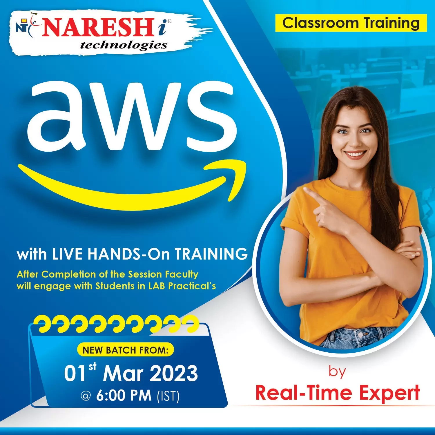 Free Demo On AWS By Real-time Expert - NareshIT