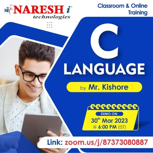 Free Demo On C Language by Mr.kishore - NareshIT