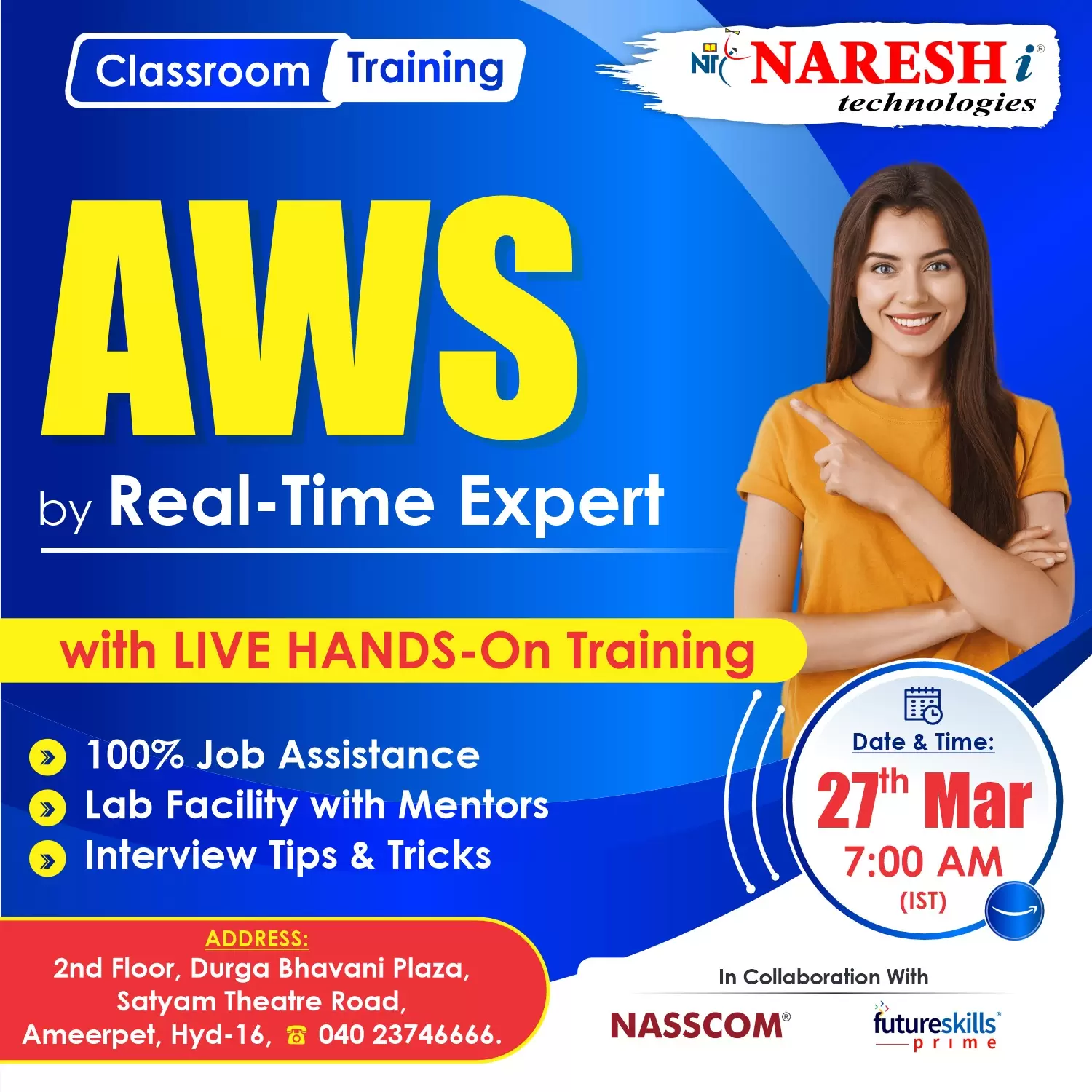 Free Offline  Demo On AWS by Real-time Expert - NareshIT