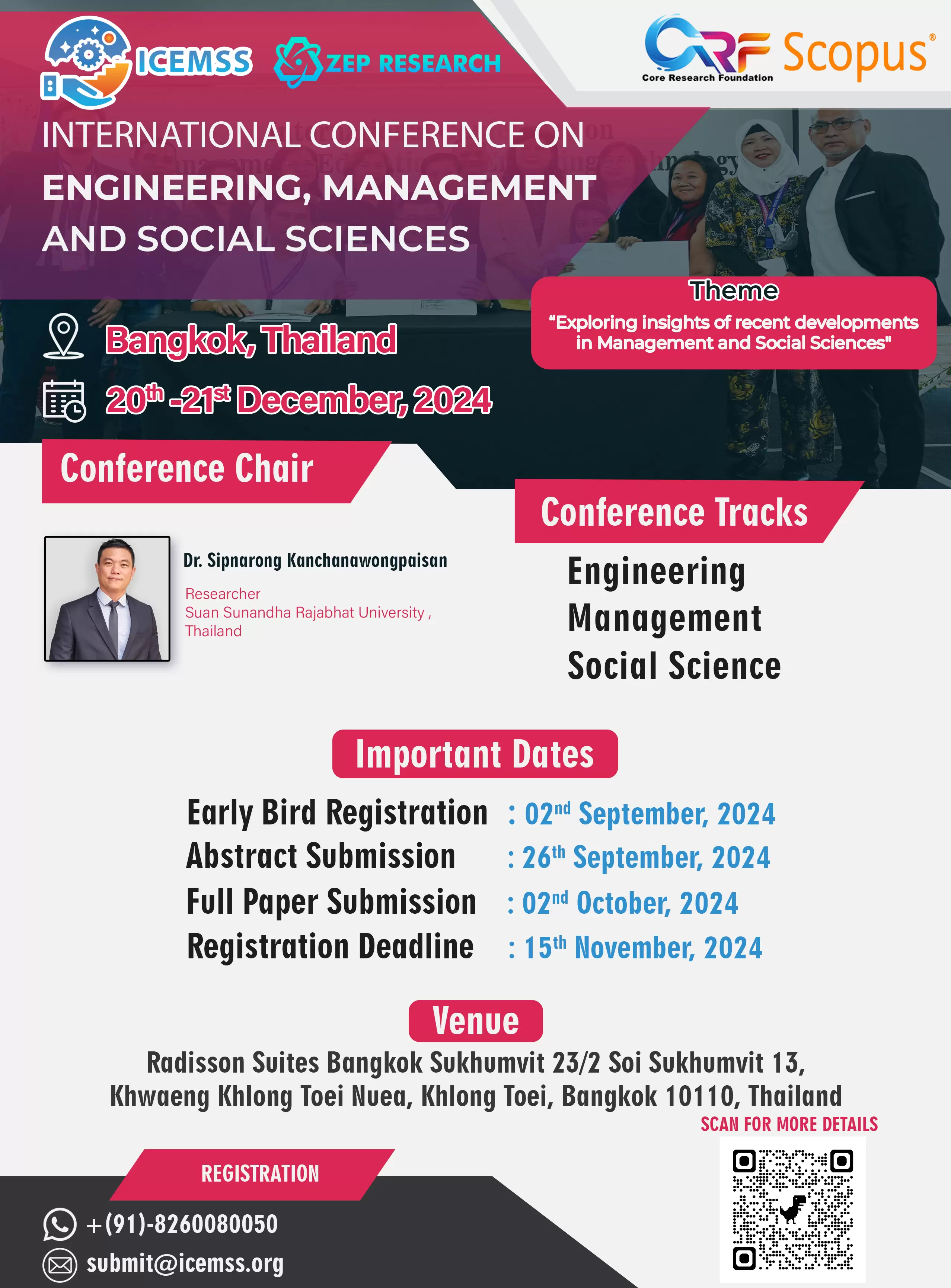 International Conference on Eng., Management and Social Sciences