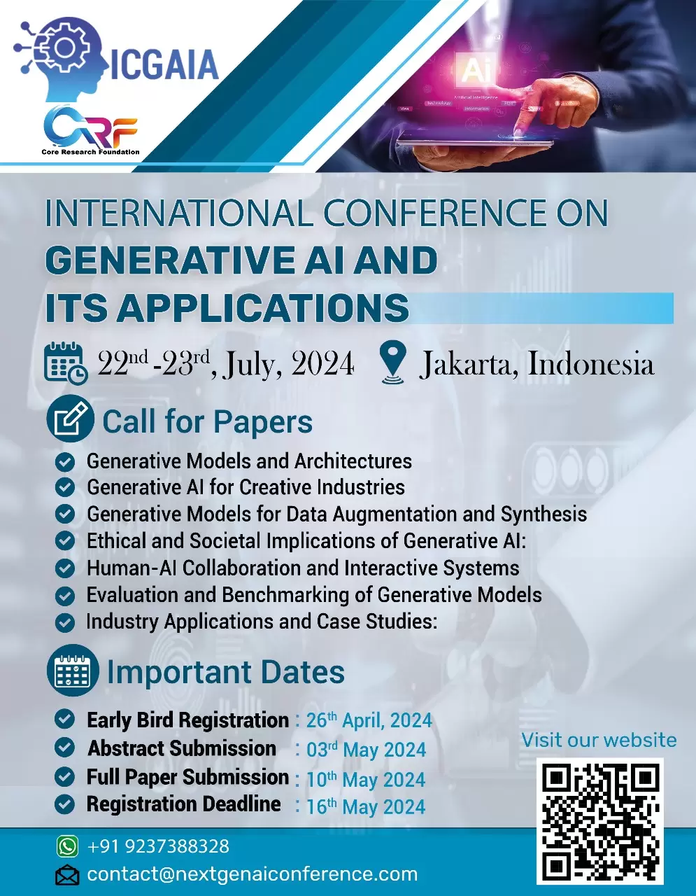 International Conference on Generative AI and its Application