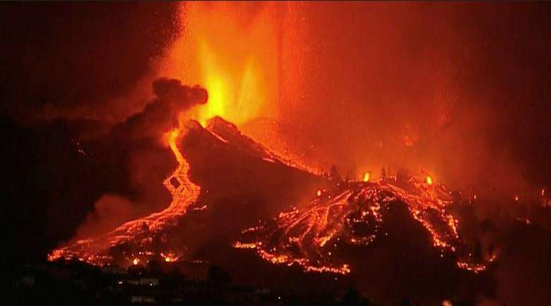 la Palma Canary islands volcano eruption