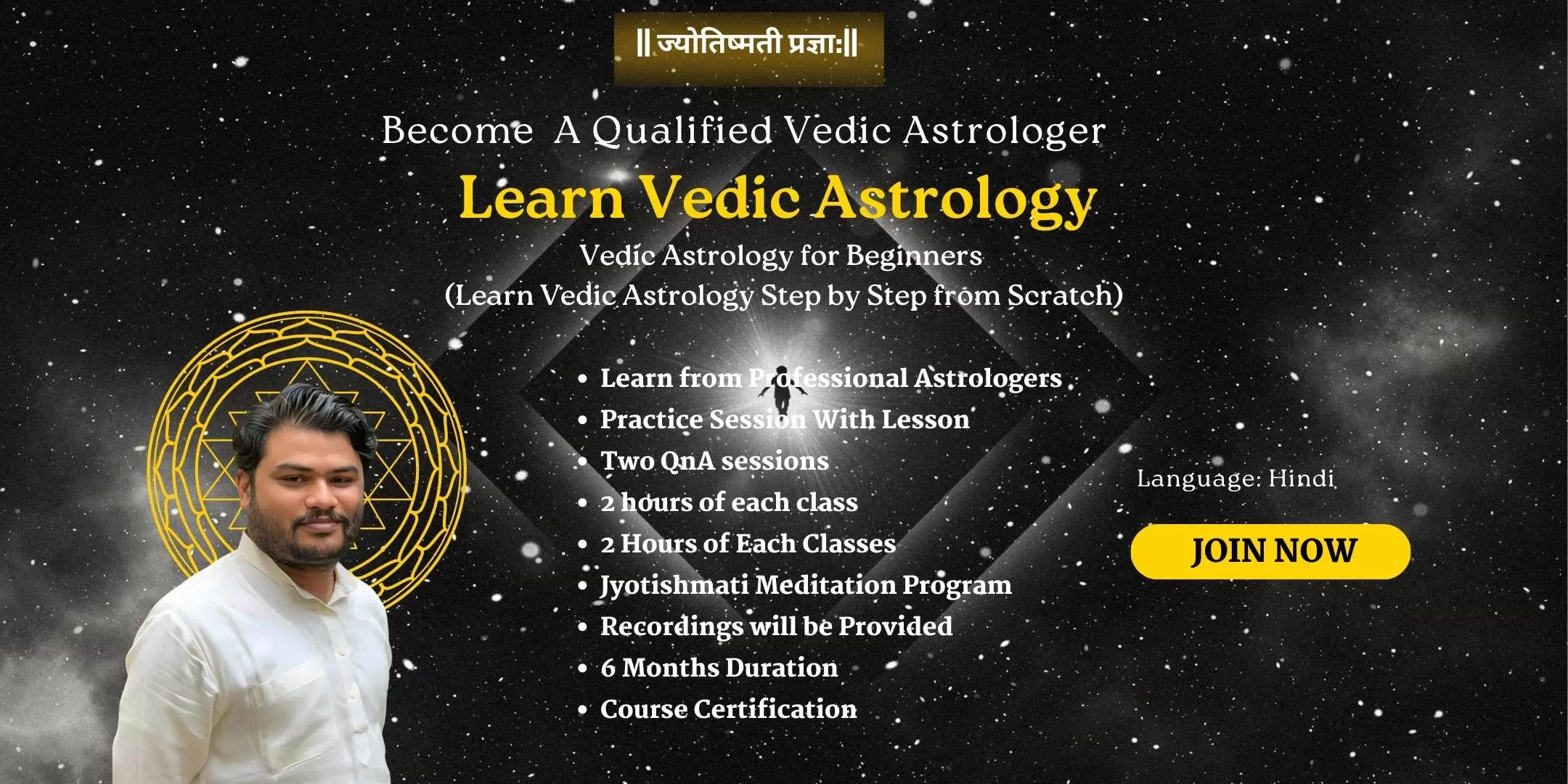 Learn Vedic astrology in Hindi  beginner to advance Level
