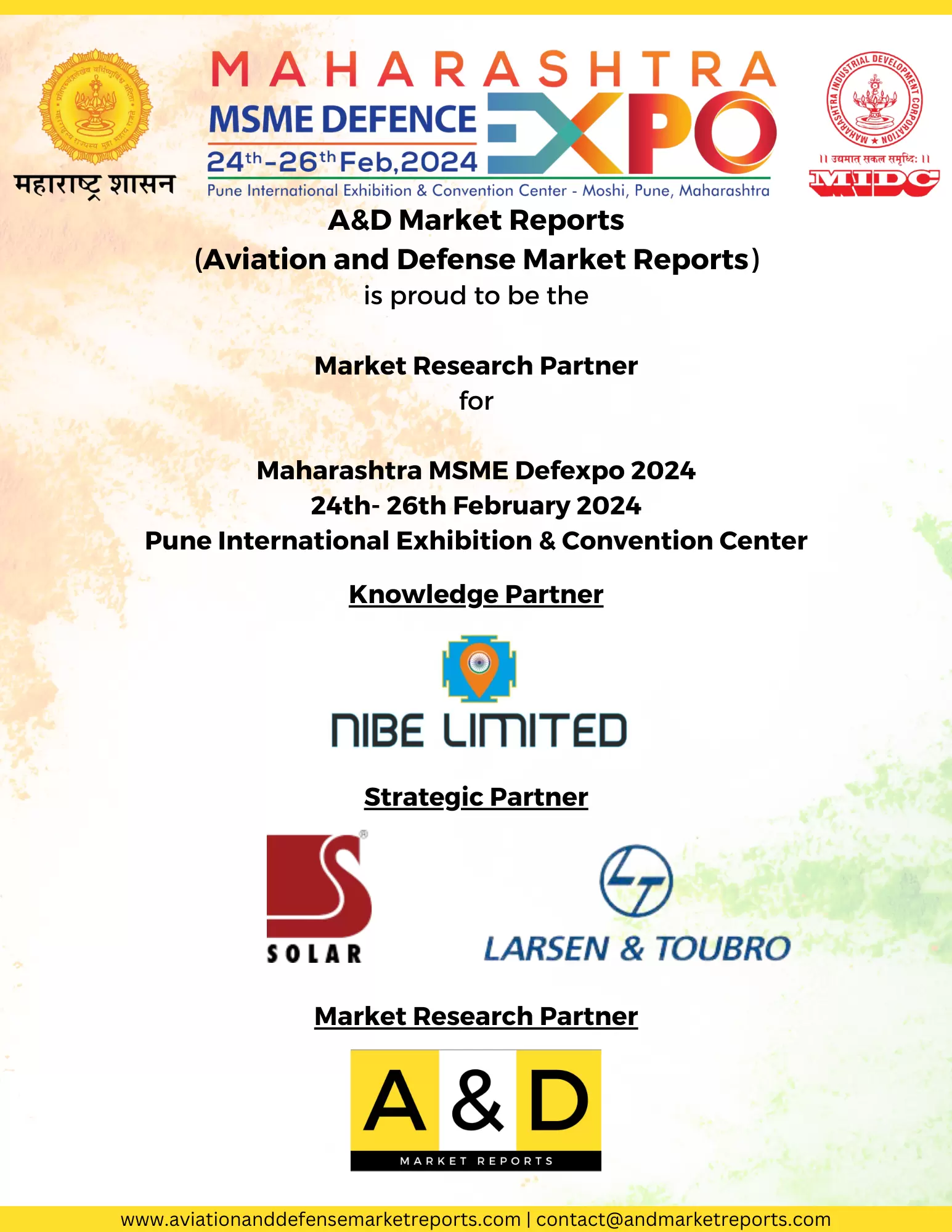 Market Research Partner for MSME Defexpo 2024