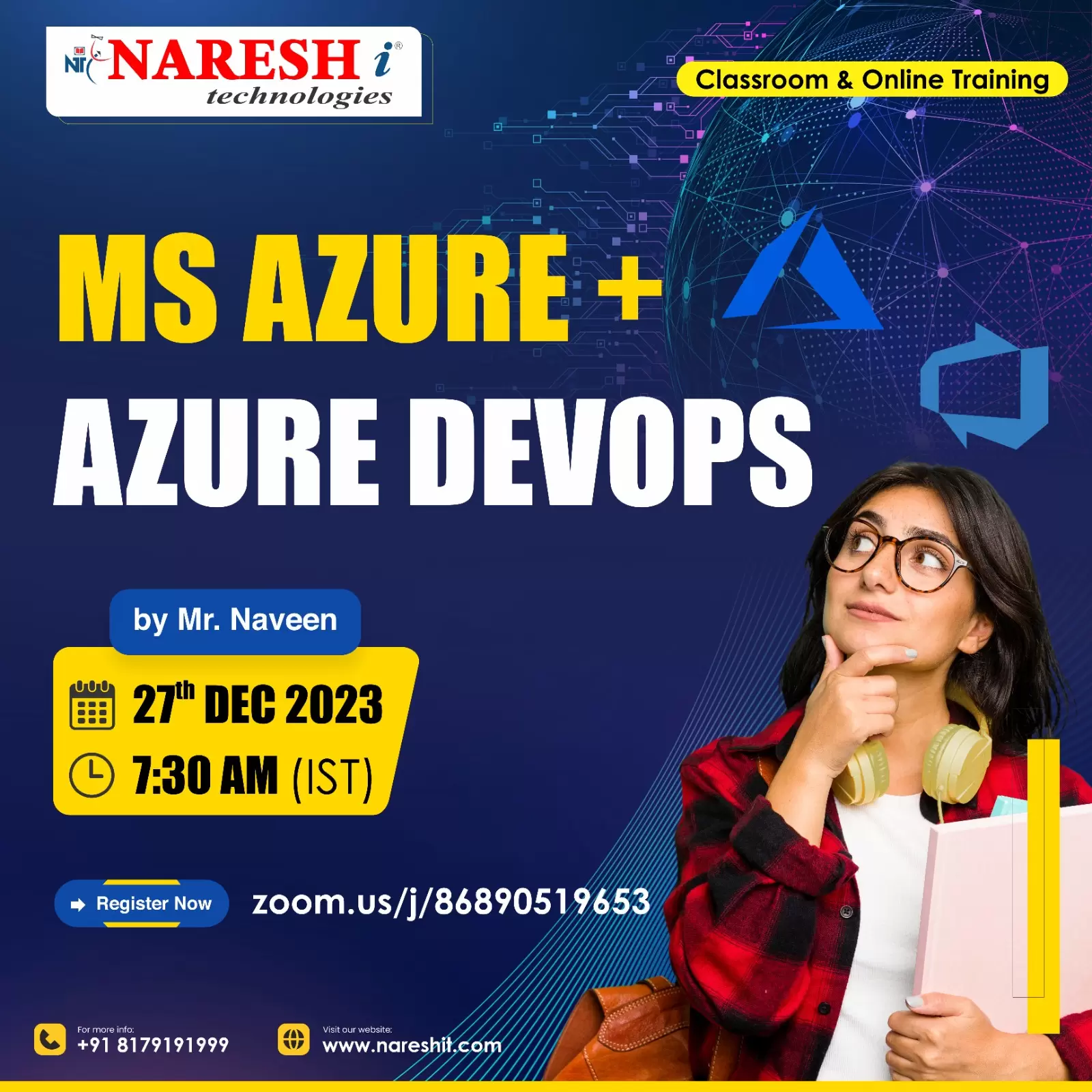 Ms Azure + DevOps by Mr.Naveen Online Training in NareshIT