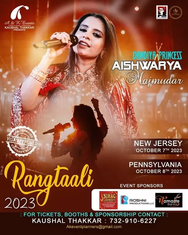 Rangtaali Biggest Dandiya Festival with Aishwarya Majmudar