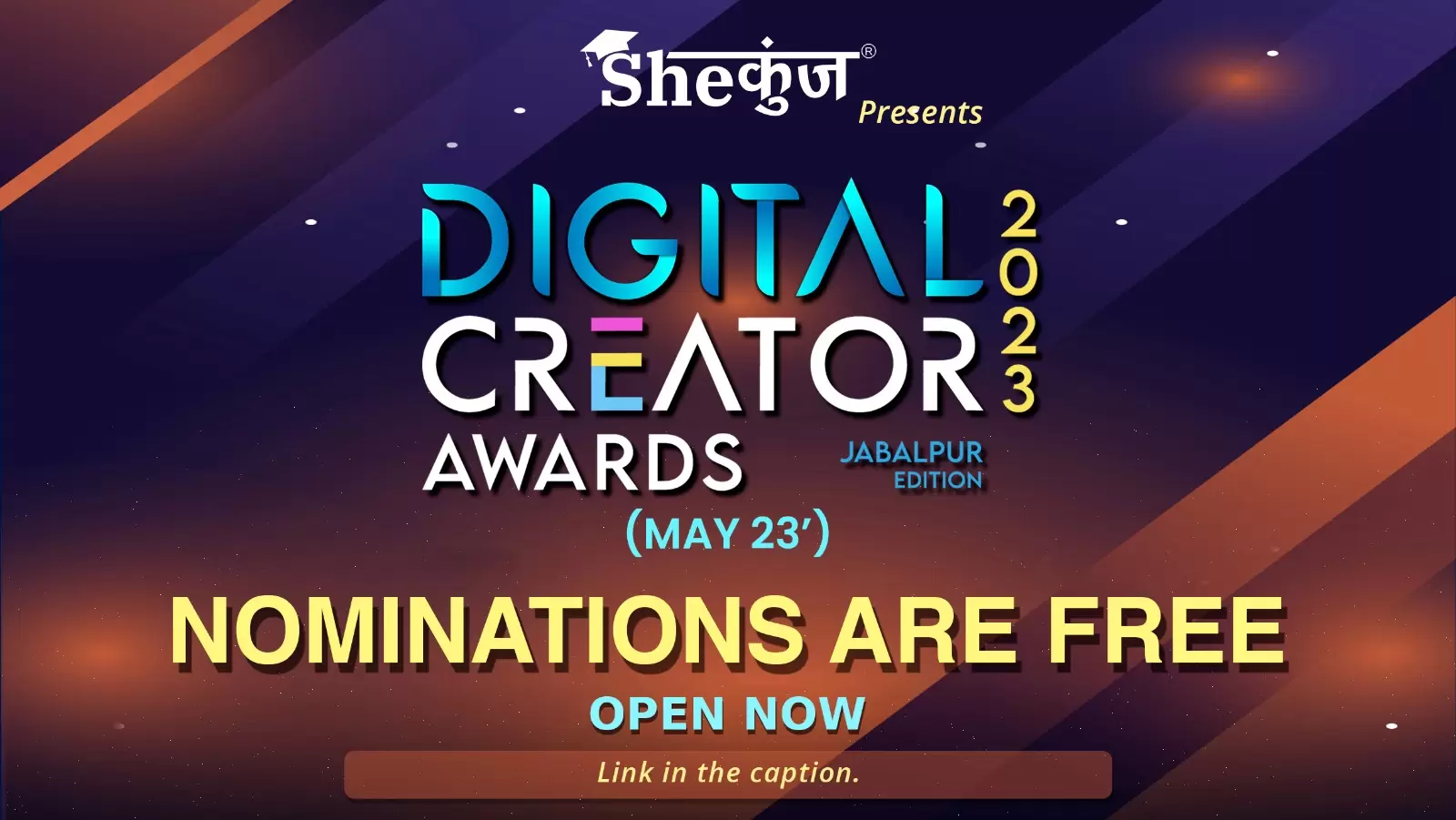 SheKunj Digital Creator Awards Jabalpur Edition 2023