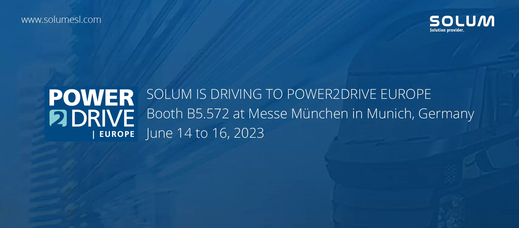 SOLUM is Driving to Power2Drive Europe 2023