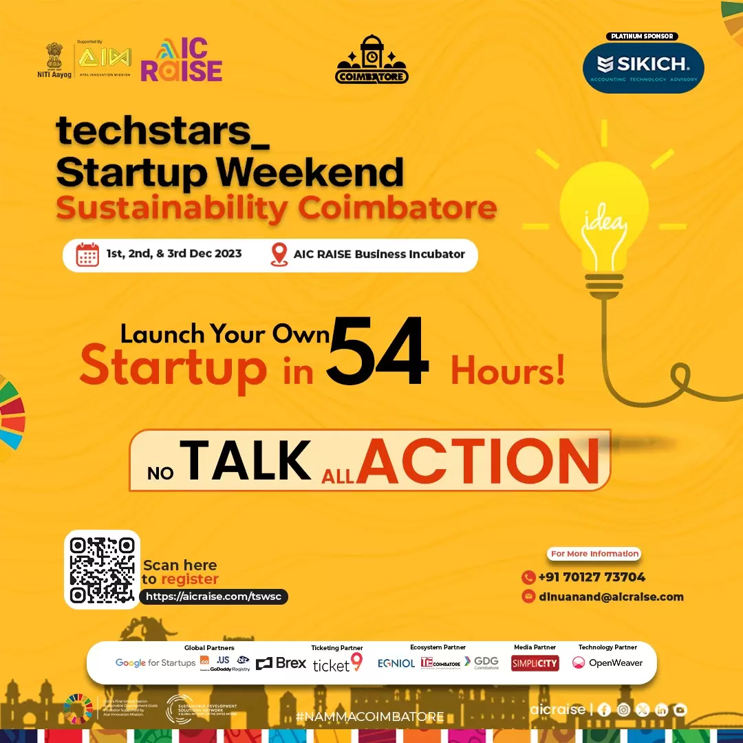 Techstars Startup Weekend: Sustainability Coimbatore
