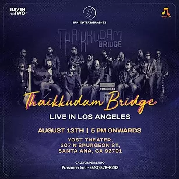 Thaikkudam Bridge Live in LA