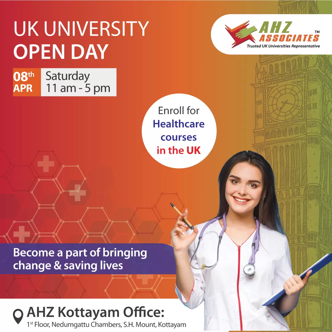 UK University Healthcare Open Day | AHZ Associates Kottayam