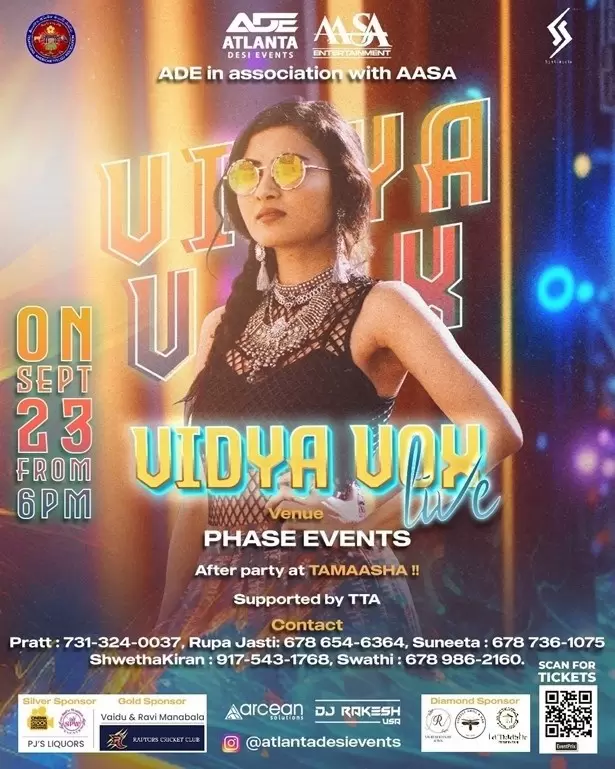 VIDYA VOX LIVE IN ATL