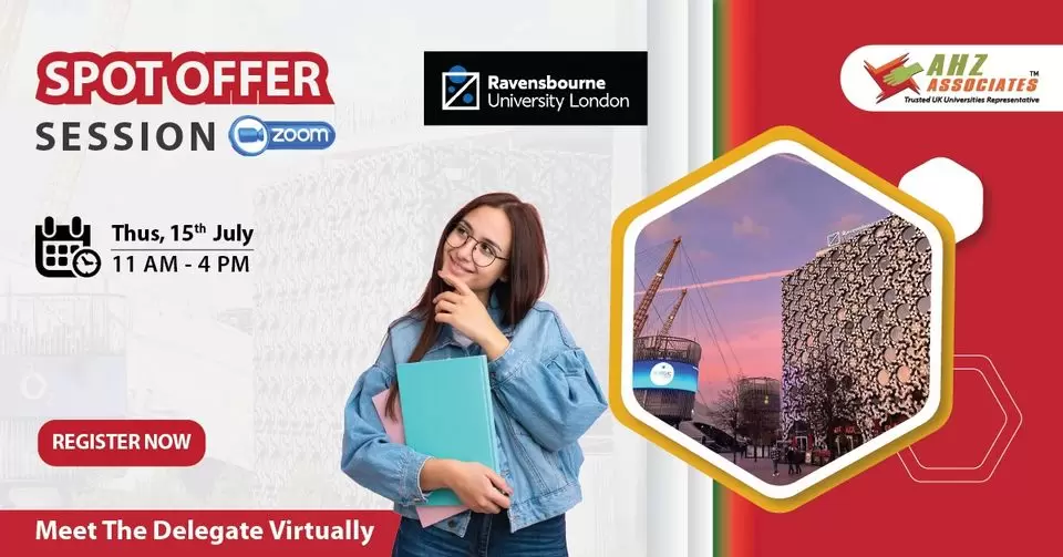 Virtual Spot Offer Session with Ravensbourne University London