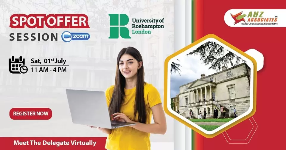 Virtual Spot Offer Session with Roehampton University London