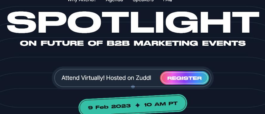 What’s On Spotlight This Time Opening Note Future Of B2B Events