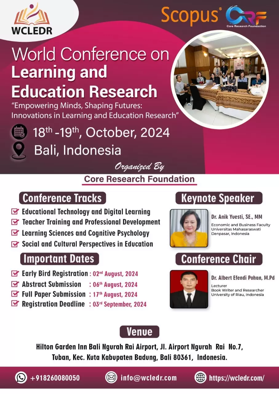 World Conference on Learning and Education Research